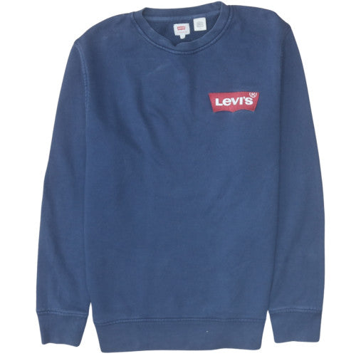 Mens UK Size M Levi's Blue Pullover Sweatshirt