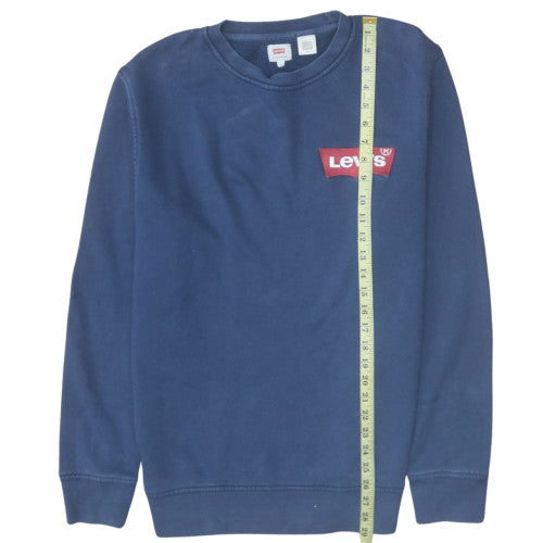 Mens UK Size M Levi's Blue Pullover Sweatshirt