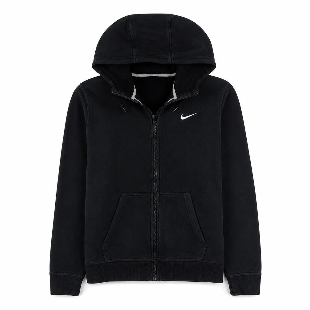 Mens UK Size L Nike Black Full Zip Hoodie