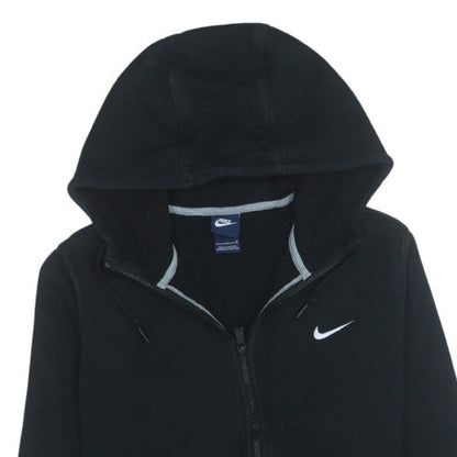 Mens UK Size L Nike Black Full Zip Hoodie