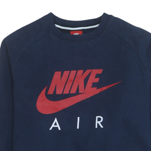 Mens UK Size S Nike Blue Pullover Sweatshirt