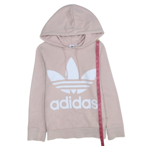 Womens UK Size 8 adidas Beige Pullover Hoodie