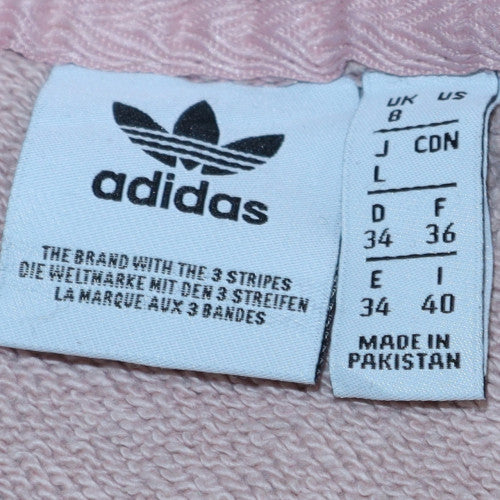 Womens UK Size 8 adidas Beige Pullover Hoodie