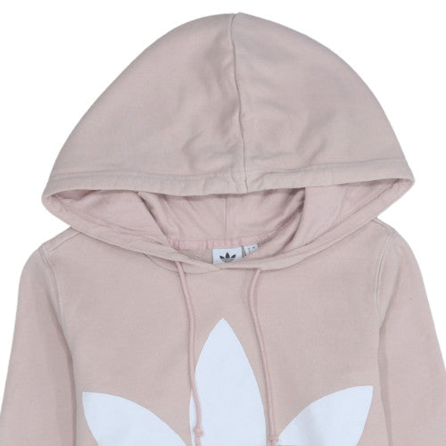 Womens UK Size 8 adidas Beige Pullover Hoodie