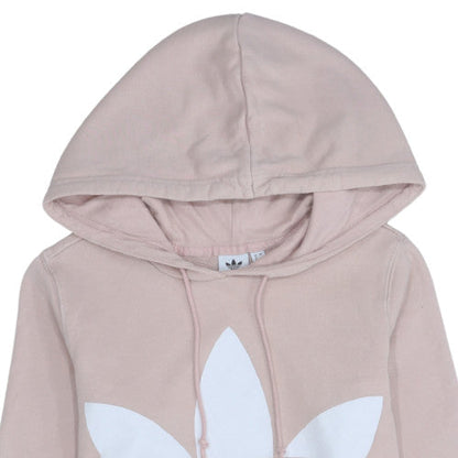 Womens UK Size 8 adidas Beige Pullover Hoodie