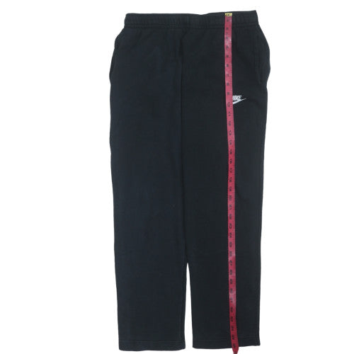 Nike Men’s Black Fleece Sweatpants M Elastic Waist Activewear