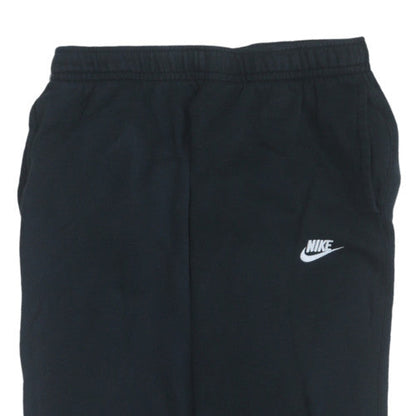 Nike Men’s Black Fleece Sweatpants M Elastic Waist Activewear