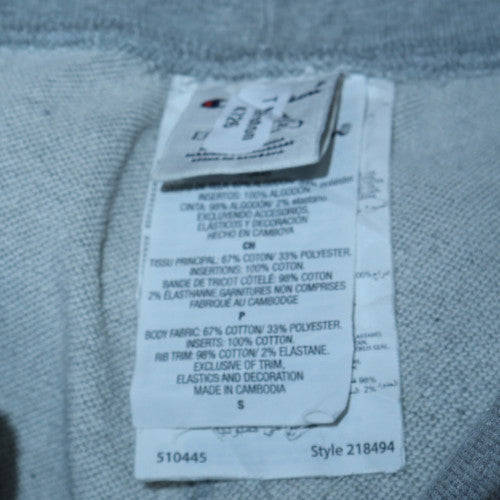 Mens UK Size S Champion Regular Fit Jogger Grey Trousers
