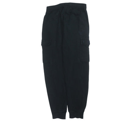 Mens UK Size S Nike Relaxed Fit Jogger Black Trousers