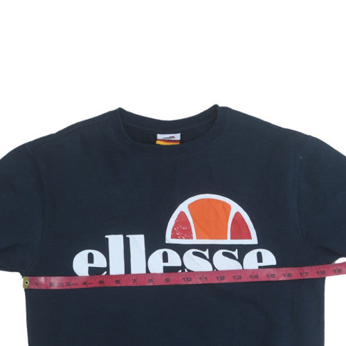 Mens UK Size XS ellesse Blue Pullover Sweatshirt