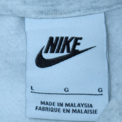 Mens UK Size L Nike Grey Pullover Hoodie