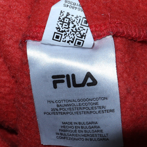 Mens UK Size S FILA Red Pullover Hoodie