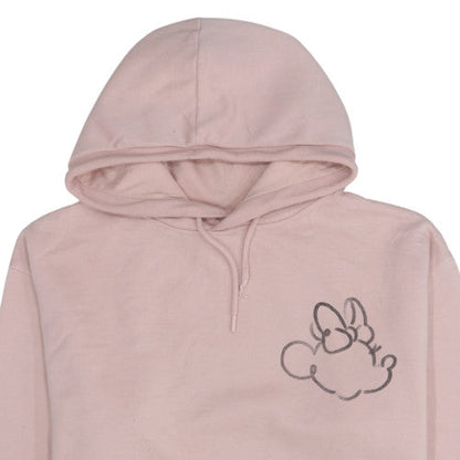 Womens UK Size XL Disney Pink Pullover Hoodie
