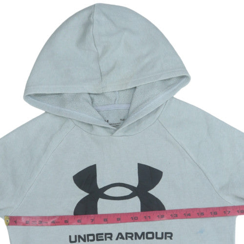 Teens UK Size S Under armour Grey Pullover Hoodie