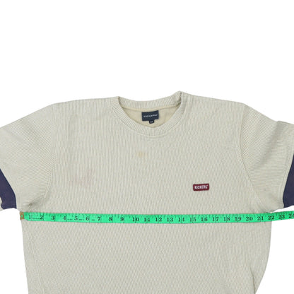 Mens UK Size M Kickers Beige Pullover Sweatshirt