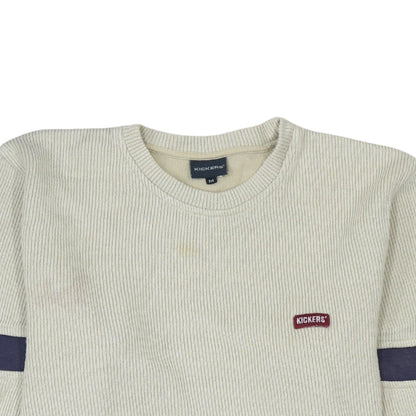 Mens UK Size M Kickers Beige Pullover Sweatshirt