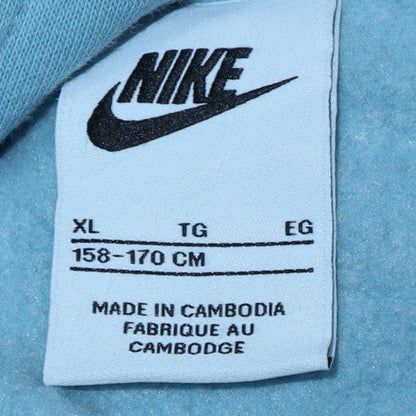 Womens UK Size XL Nike Blue Pullover Hoodie