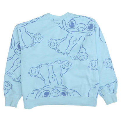 Womens UK Size S Disney Blue Pullover Sweatshirt