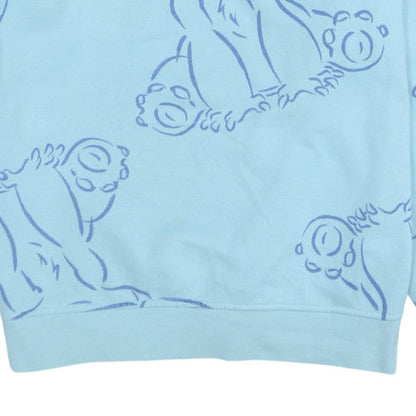 Womens UK Size S Disney Blue Pullover Sweatshirt