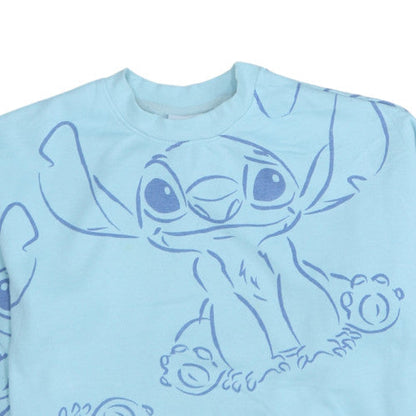 Womens UK Size S Disney Blue Pullover Sweatshirt