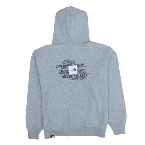 Womens UK Size L The North Face Grey Pullover Hoodie