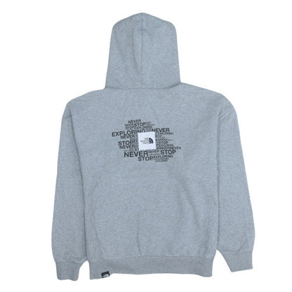 Womens UK Size L The North Face Grey Pullover Hoodie