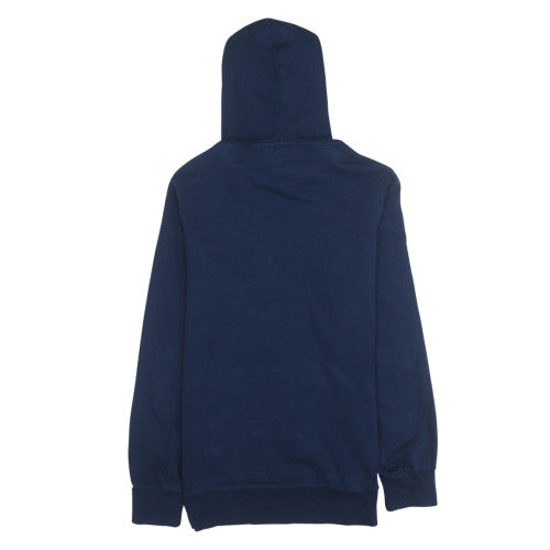 Mens UK Size M Levi's Blue Pullover Hoodie