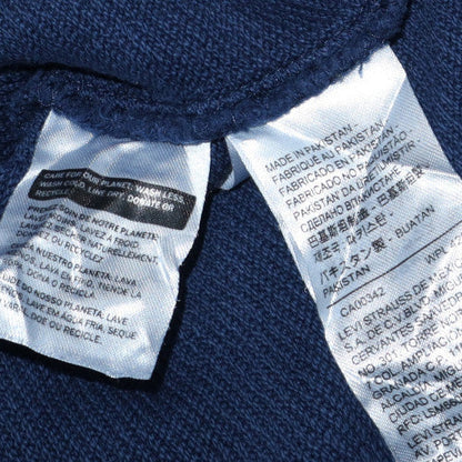 Mens UK Size M Levi's Blue Pullover Hoodie