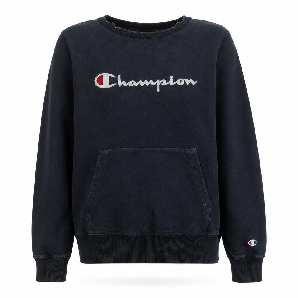 Mens UK Size XS Champion Black Pullover Sweatshirt