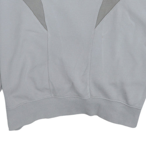 Mens UK Size M Nike Grey Pullover Hoodie