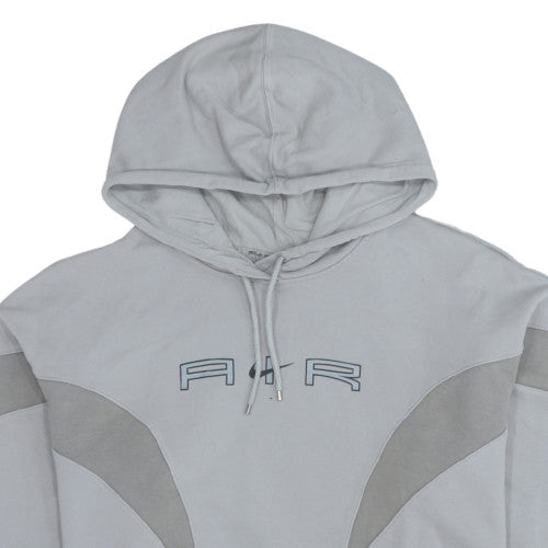 Mens UK Size M Nike Grey Pullover Hoodie