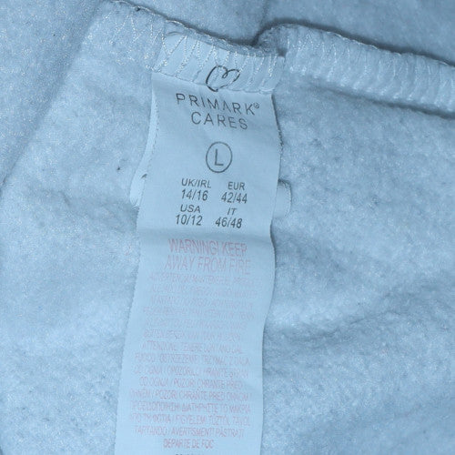 Womens UK Size L Primark Cares White Pullover Sweatshirt