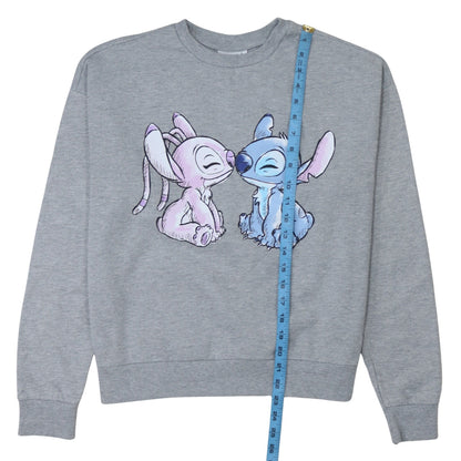 Womens UK Size 10/12 Disney Grey Pullover Sweatshirt