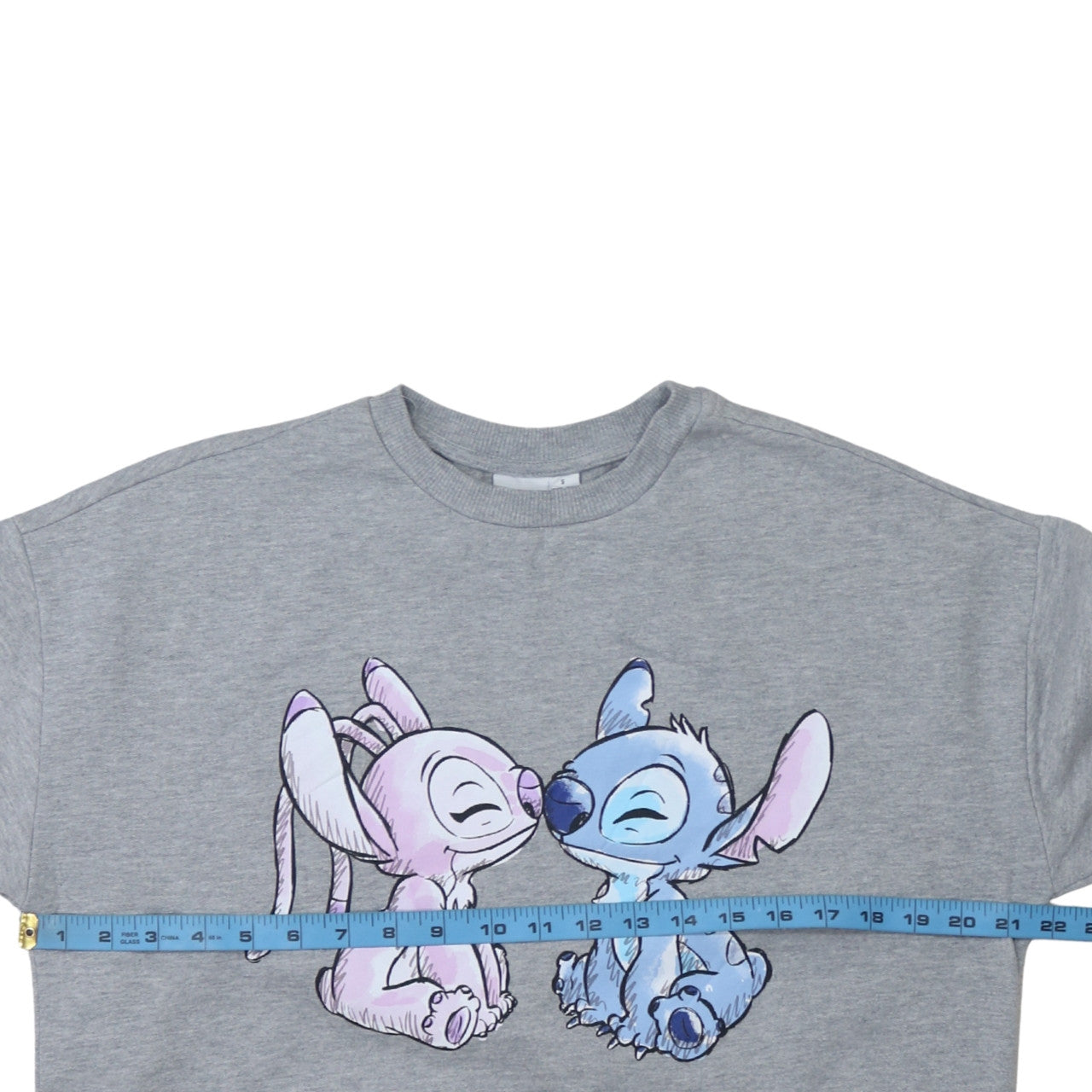 Womens UK Size 10/12 Disney Grey Pullover Sweatshirt