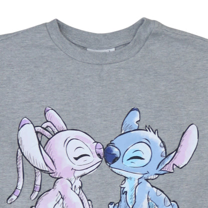 Womens UK Size 10/12 Disney Grey Pullover Sweatshirt