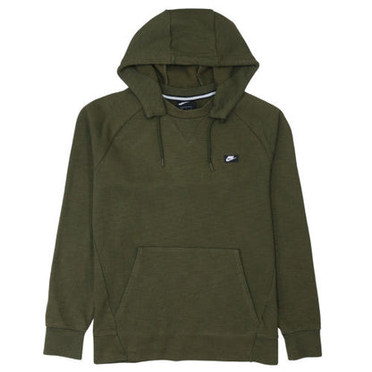 Mens UK Size M Nike Green Pullover Hoodie