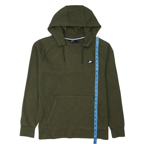 Mens UK Size M Nike Green Pullover Hoodie
