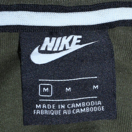 Mens UK Size M Nike Green Pullover Hoodie