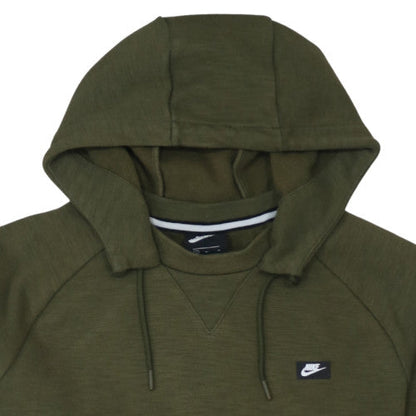 Mens UK Size M Nike Green Pullover Hoodie