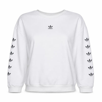 Womens UK Size 12 adidas White Pullover Sweatshirt