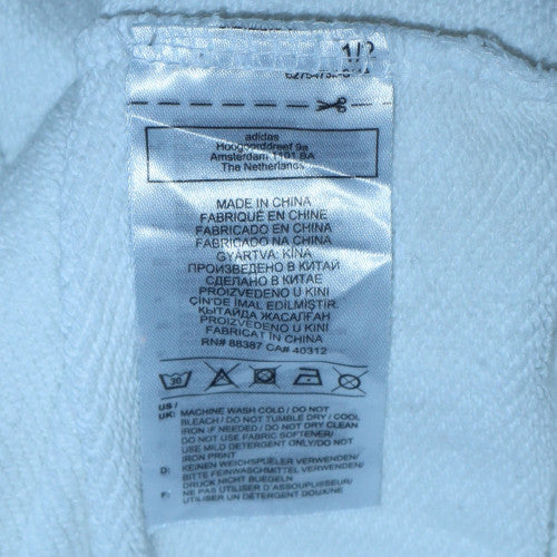Womens UK Size 12 adidas White Pullover Sweatshirt