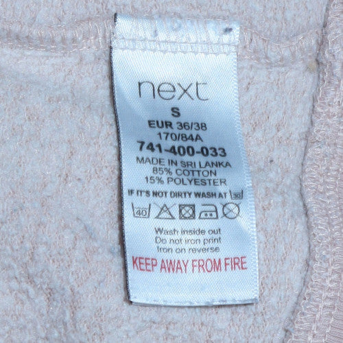 Womens UK Size S NEXT Beige Pullover Sweatshirt