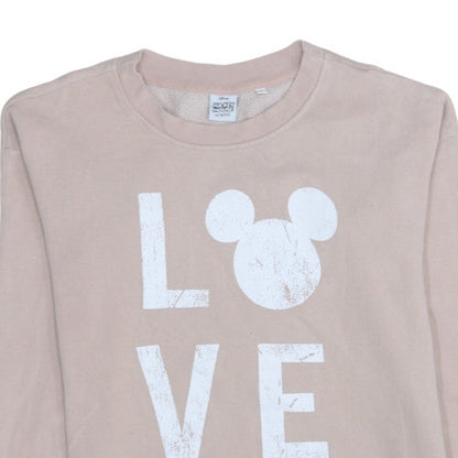Womens UK Size S NEXT Beige Pullover Sweatshirt