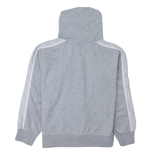 Womens UK Size M Reebok Grey Full Zip Hoodie