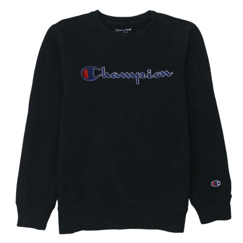 Mens UK Size L Champion Black Pullover Sweatshirt
