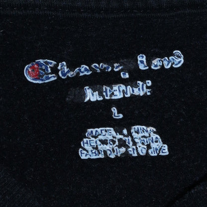 Mens UK Size L Champion Black Pullover Sweatshirt