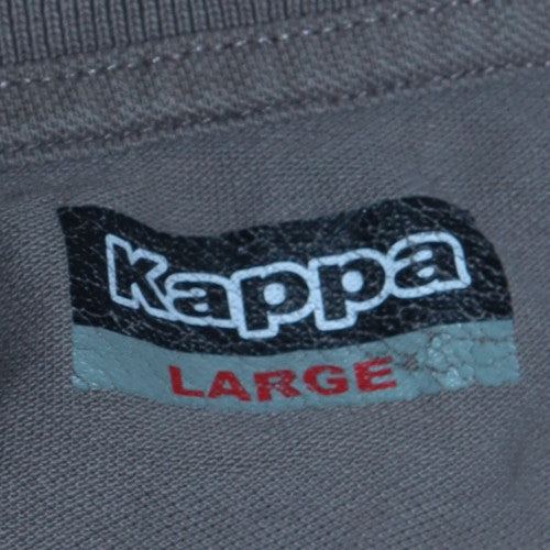 Mens UK Size L Kappa 100% Cotton Polo Shirt