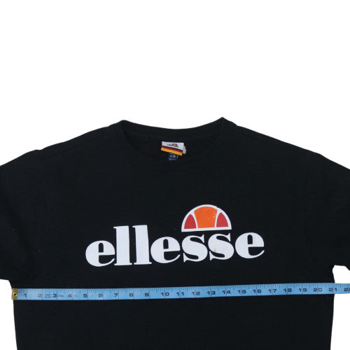 Mens UK Size M ellesse Black Pullover Sweatshirt