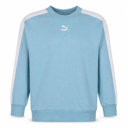Mens UK Size S PUMA Blue Pullover Sweatshirt