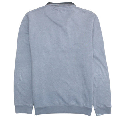 Mens UK Size XL Calvin Klein Grey Henley Sweatshirt